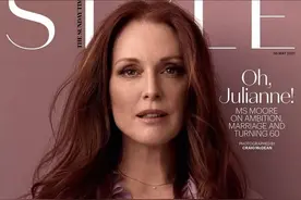 组图：她就是气质代名词！60岁朱丽安·摩尔杂志大片图片