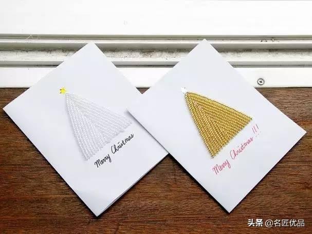 太美了！手工达人不传之秘，圣诞贺卡就要这样做，孩子肯定喜欢