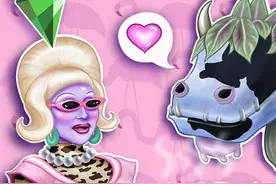 外国美妆博主流行外星美妆容，别开生面地打赢千篇一律的美女妆图片