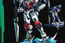 宇宙骑士样式00高达、巴巴托斯高达设计，巴巴托斯有实体模型图片