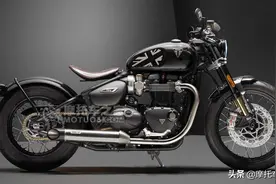 2020款全新型号凯旋Bobber TFC，限量款英式古典跑车图片