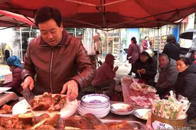 乾县农村逛古会，各种特色小吃真不少，有些城里吃不到图片