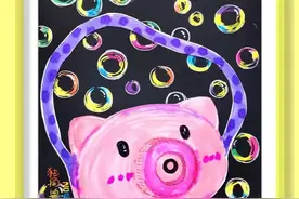 绘画教程 | 童年泡泡机 儿童节主题图片