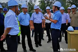 江西省交通运输厅丁光明副厅长一行督导检查南昌市轨道交通运营单位防汛工作图片