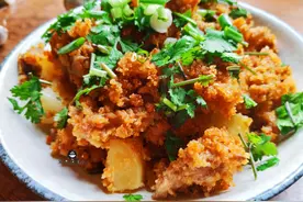 在家做粉蒸肉，这一步做好，蒸出来肥而不腻，软糯入味很好吃图片
