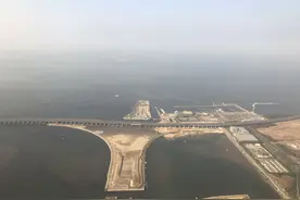深中通道东人工岛岛体基本形成图片