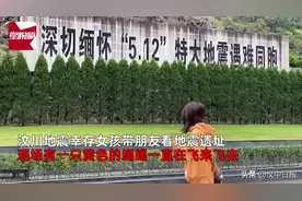 温暖丨以爱之名，化身为蝶，共忆往昔，汶川地震幸存女孩重游遗址被蝴蝶围绕图片