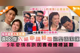 51岁袁文杰领证！与小7岁女友秘密同居多年，不介意对方离过婚图片