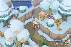 创意玩家在《动物森友会》中设计不规则道路，自然的才是最美的图片