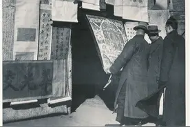 民国初期，北京街头各行各业的小贩真实影像图片