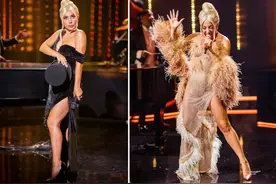 Lady Gaga演唱会惊艳，香肩微露散发魅力；推介95岁同伴令人感动图片