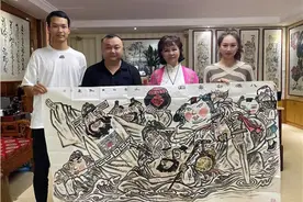 花鼓戏表演艺术家刘赵黔收青年演员廖春芳为徒 谢建军出席图片