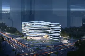 “无限流动”——东莞CBD示范性立体停车楼方案设计图片