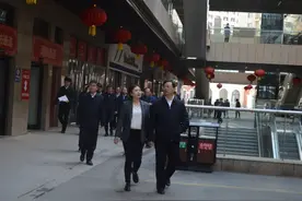 牡丹区委书记张福龙、区委副书记、区长尹茂林等政府领导再度莅临菏泽亿联世贸中心参观考察图片