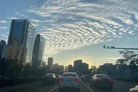 超美！昆明今早的鱼鳞云，你拍到了吗？图片