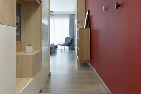 婚房设计怎能差点红？她家的长过道，简直美出新境界图片