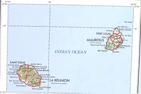 地图上的那些岛屿（3）留尼汪(Reunion)与毛里求斯(Mauritius)图片