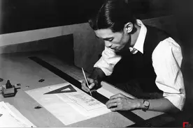 老照片：1932年，上海外资企业里中国工人的劳动、生活场面图片