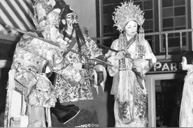 上世纪的洛杉矶中国城相片，真实记录了当时在美华裔的生活状况图片
