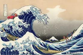 哆啦A梦 x 浮世绘图片