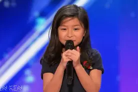 华裔少女席琳谭高能表演美国达人秀2017图片