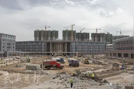 挂图作战，分秒必争——武威第六中学迁建扩建项目建设见闻图片