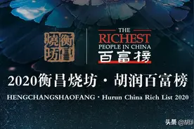 《2020衡昌烧坊·胡润百富榜》发布，马云第四次成为中国首富图片