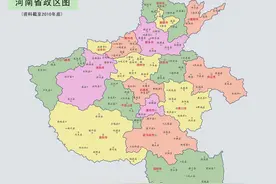 河南地图 河南省政区图 2010年版本图片