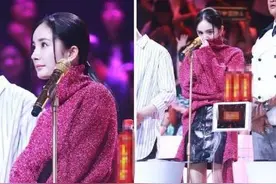 杨幂和杨紫同穿长毛衣，一个少女一个大妈，网友：网上拼来的吧图片