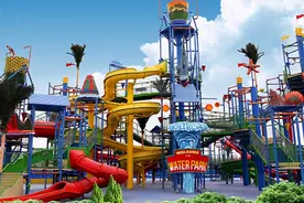 洛阳一大型游乐园，占地2400亩，耗资20亿，人称水上迪士尼图片