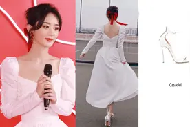 比礼服抢镜的是高跟鞋？刘浩存高定配超高驴蹄，倪妮刀锋跟太累脚图片