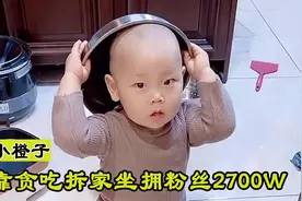 黑龙江2岁神童，靠贪吃拆家圈粉2700万，更是年入1800W爆红网络图片