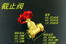 咱们常用的阀门规格中“分”与“英寸”，是什么意思？图片