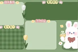 电脑桌面の分区壁纸，好看又实用图片
