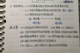 初中八年级物理下册手写笔记梳理图片