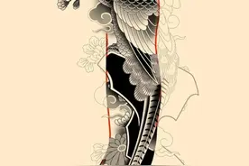 上海由龙纹身整理老传统纹身手稿图案分享图片