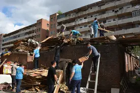 创建文明城市 延吉河南街道在行动图片