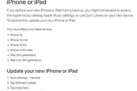 苹果承认：部分iPhone13 系统有bug图片