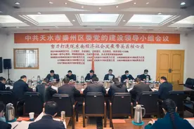 雷鸣主持召开中共天水市秦州区委党的建设领导小组会议图片