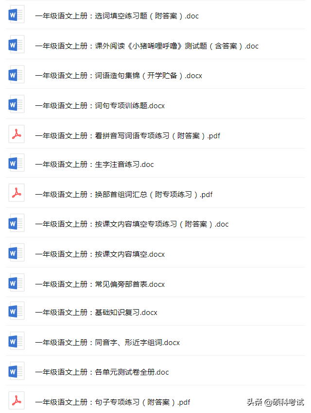 博士妈妈给一年级孩子整理的造句练习大全，语文次次满分，收藏好
