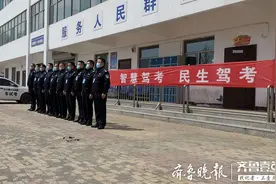 复考后的聊城驾考现场实探！科目三考生一人一车，一考一消毒……图片