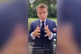 马克龙管不了！布丽吉特与73岁施瓦辛格拥抱亲吻，害羞到满脸通红图片