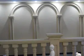 忙了半个月终于做出材料部分样品水包砂仿石漆别墅外墙这样才好看图片