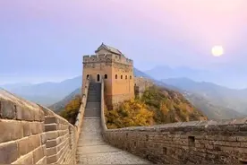 第一次登长城图片