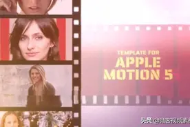 20X44 FCPX模板电影胶片滚动回忆照片相册图文展示动画 Move Time图片