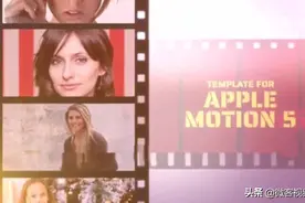 20X44 FCPX模板电影胶片滚动回忆照片相册图文展示动画 Move Time图片