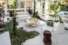 她家天井带院子设计，入户即是花园，进门我就爱了图片