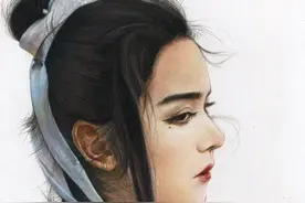超详细古风彩铅人物步骤解析图片