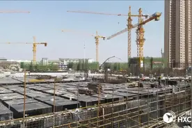 微山路定向安置经济适用房项目进入主体施工阶段图片