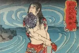 日本画家画水浒108将，在日本广受欢迎，中国网友：无法直视图片